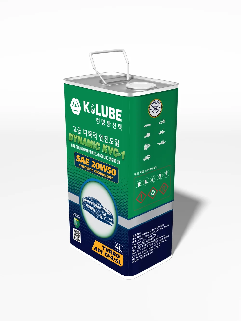 Dầu động cơ xăng/diesel DYNAMIC KVC-4